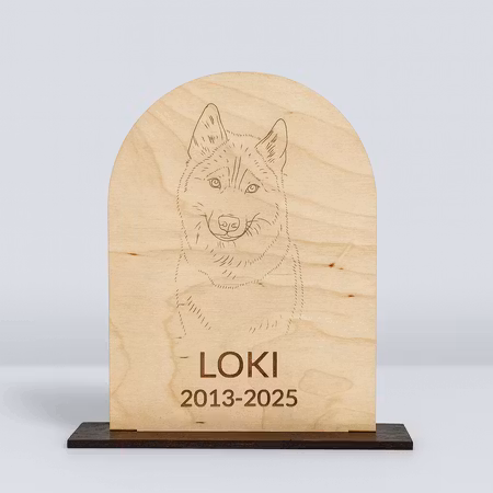 Till minne av din fyrbenta vän