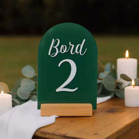 Bordsnummer - Akryl