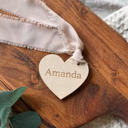 Placeringskort - Hjärta