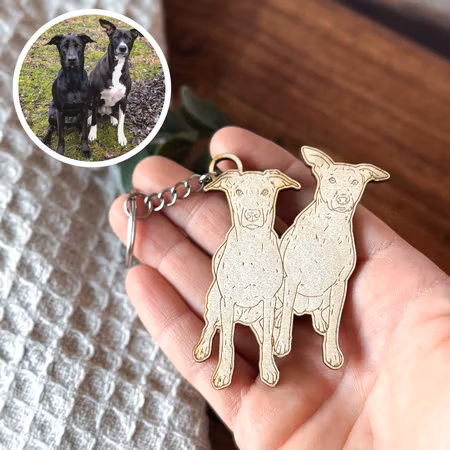 Nyckelring - Bild av ditt husdjur