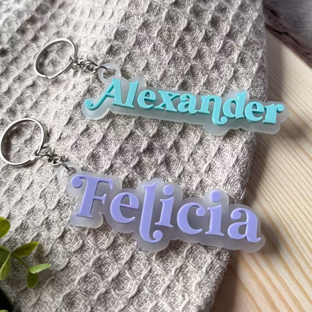 Nyckelring med namn