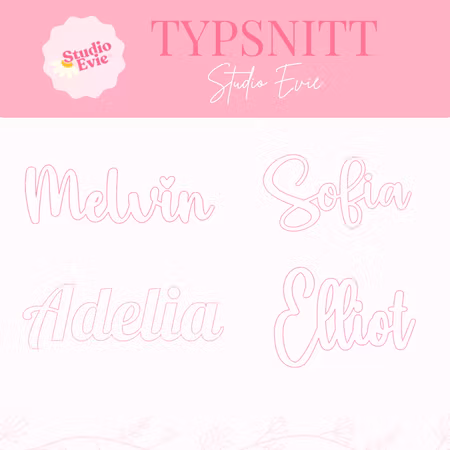 Dörr/väggdekoration med namn