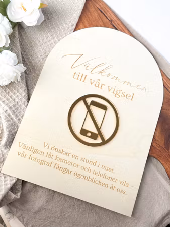 Mobilfri vigsel - Trä