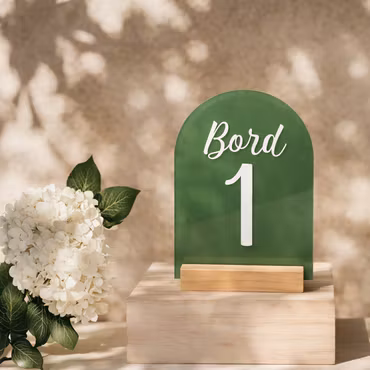 Bordsnummer - Akryl