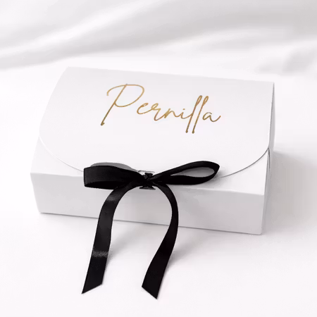 Presentbox med sidenband