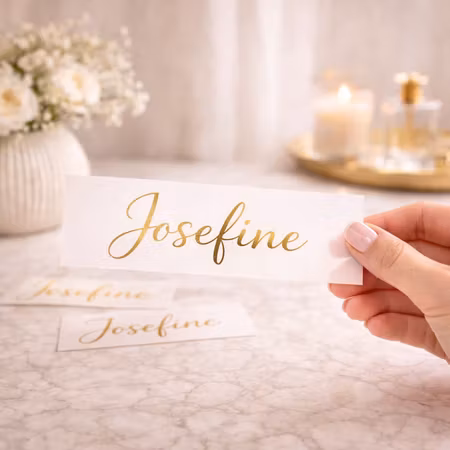 Dekal till presentbox- namn