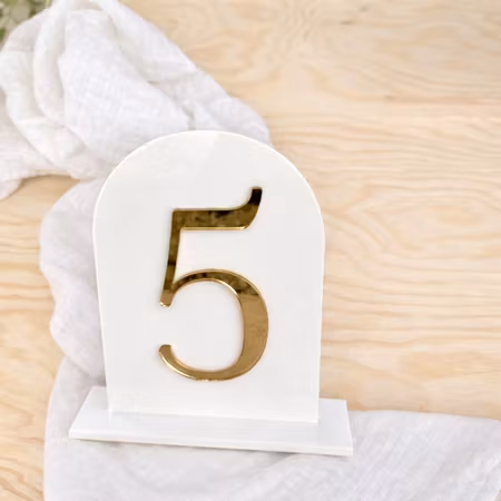 Bordsnummer - Akryl ”3D”