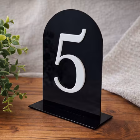 Bordsnummer - Akryl ”3D”