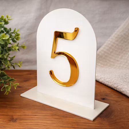 Bordsnummer - Akryl ”3D”