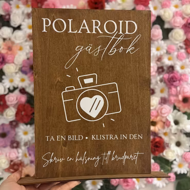 Polaroid gästbok