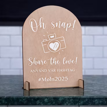 Oh snap! Använd vår hashtag