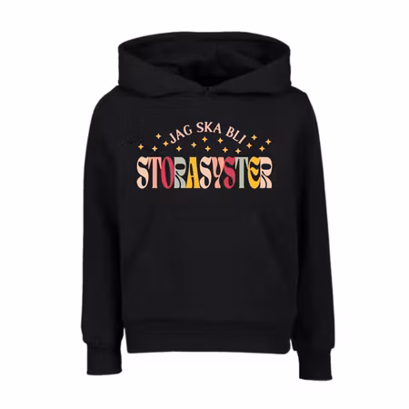 Hoodie - Jag ska bli storasyster
