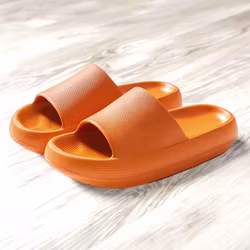 Mjuka tofflor (orange)