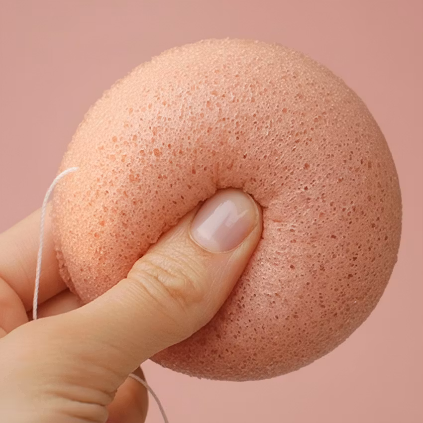 Vaaleanpunainen Konjac-sieni