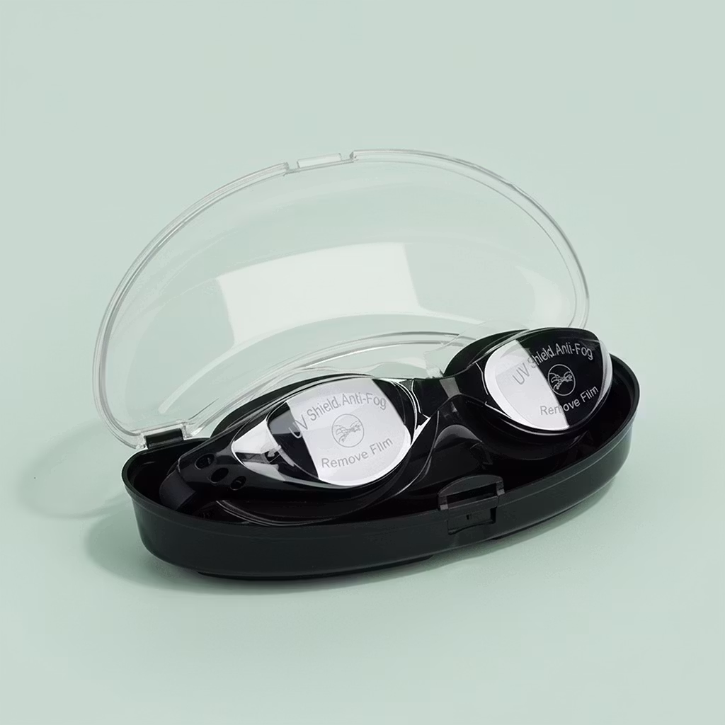 Uimalasit kirkkaalla näkyvyydellä