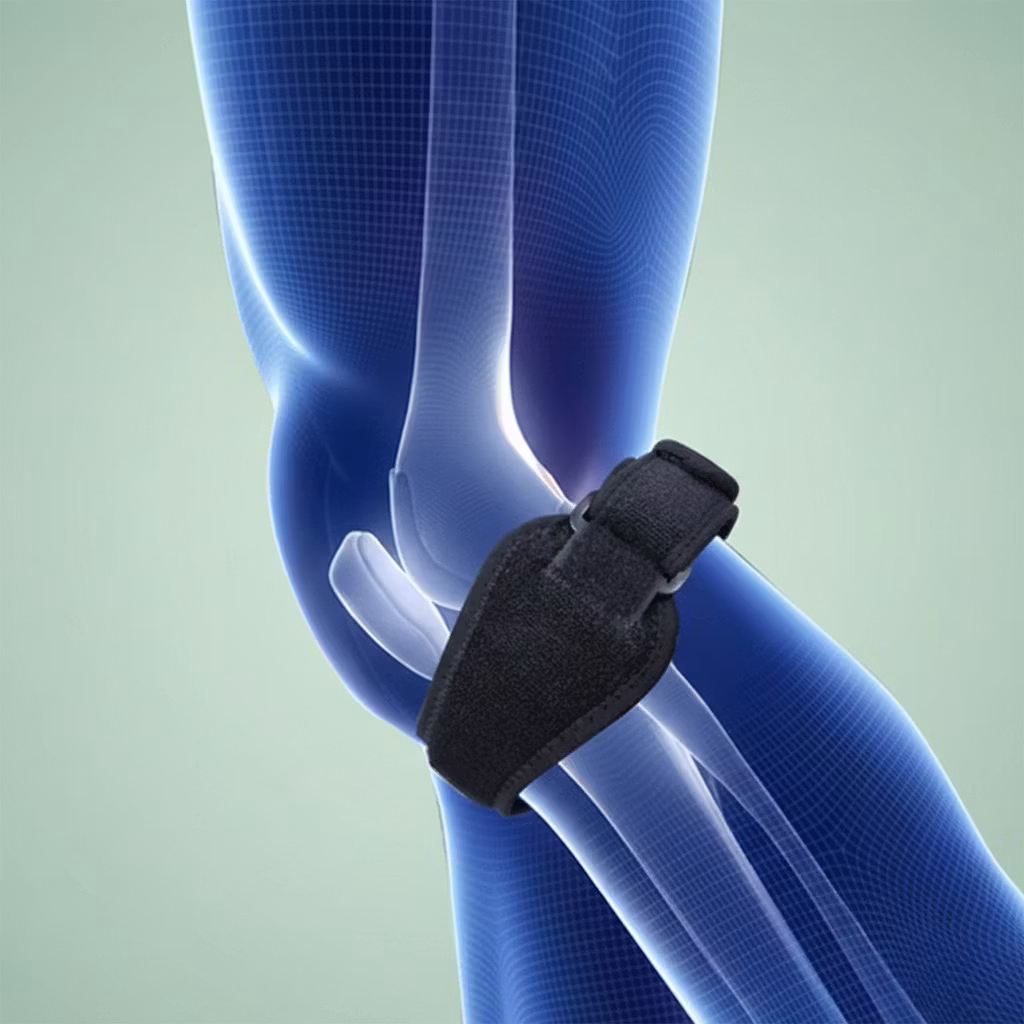 Kipua lievittävä polvituki