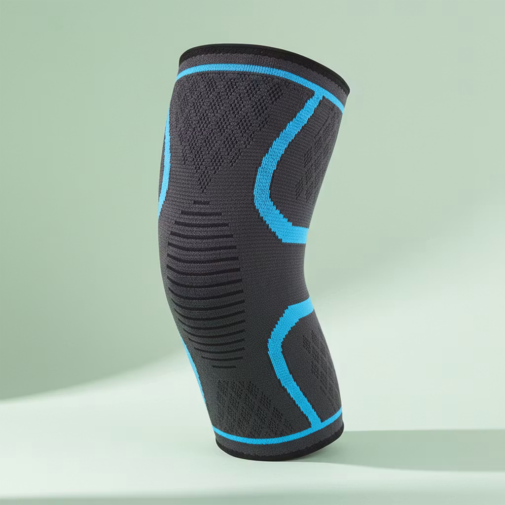 Joustava polvituki urheiluun