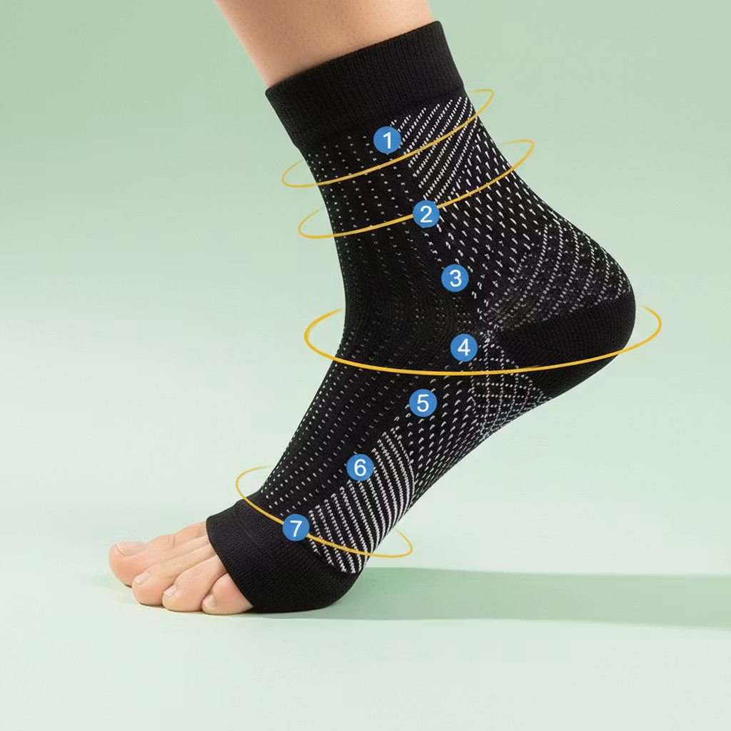 Nilkkaa tukevat sukat