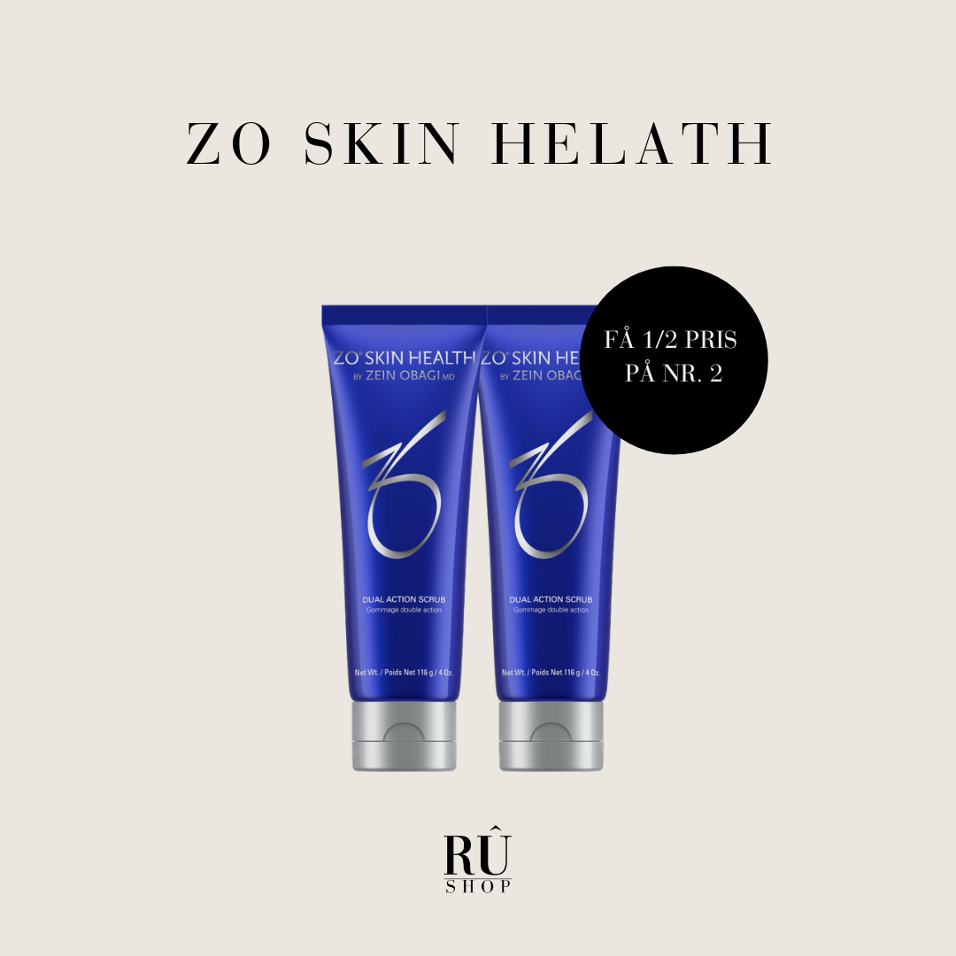 Kjøp Dual Action Scrub - få 50% på pakke nr. 2!
