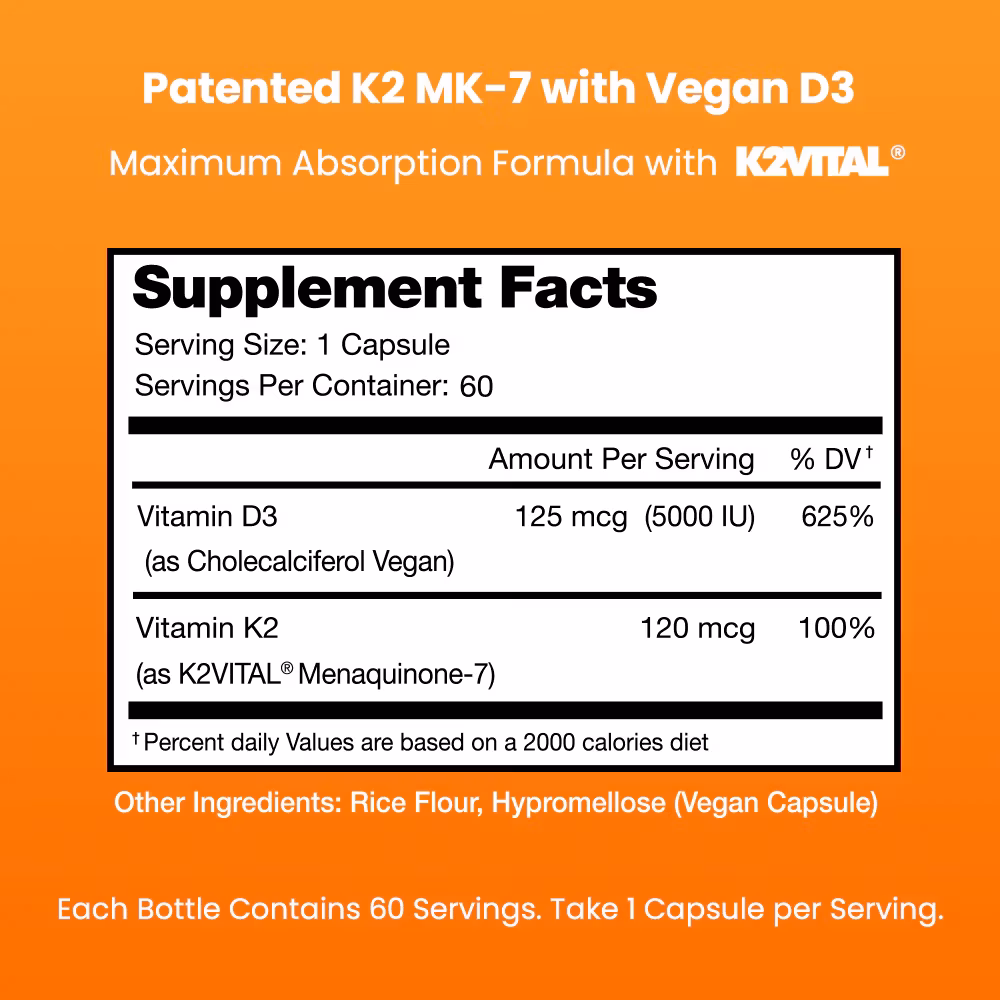 NutraChamps Vitamin D3 + K2