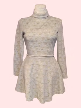 VINTAGE KJOLE STR.34/36