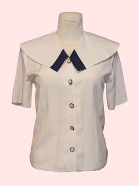 VINTAGE SAILOR BLUSE STR.36