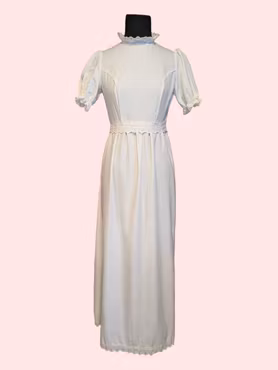 VINTAGE KONFIRMATIONS KJOLE STR.XXS/XS