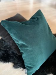 Putetrekk | Grøn velour