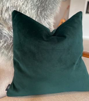 Putetrekk | Grøn velour