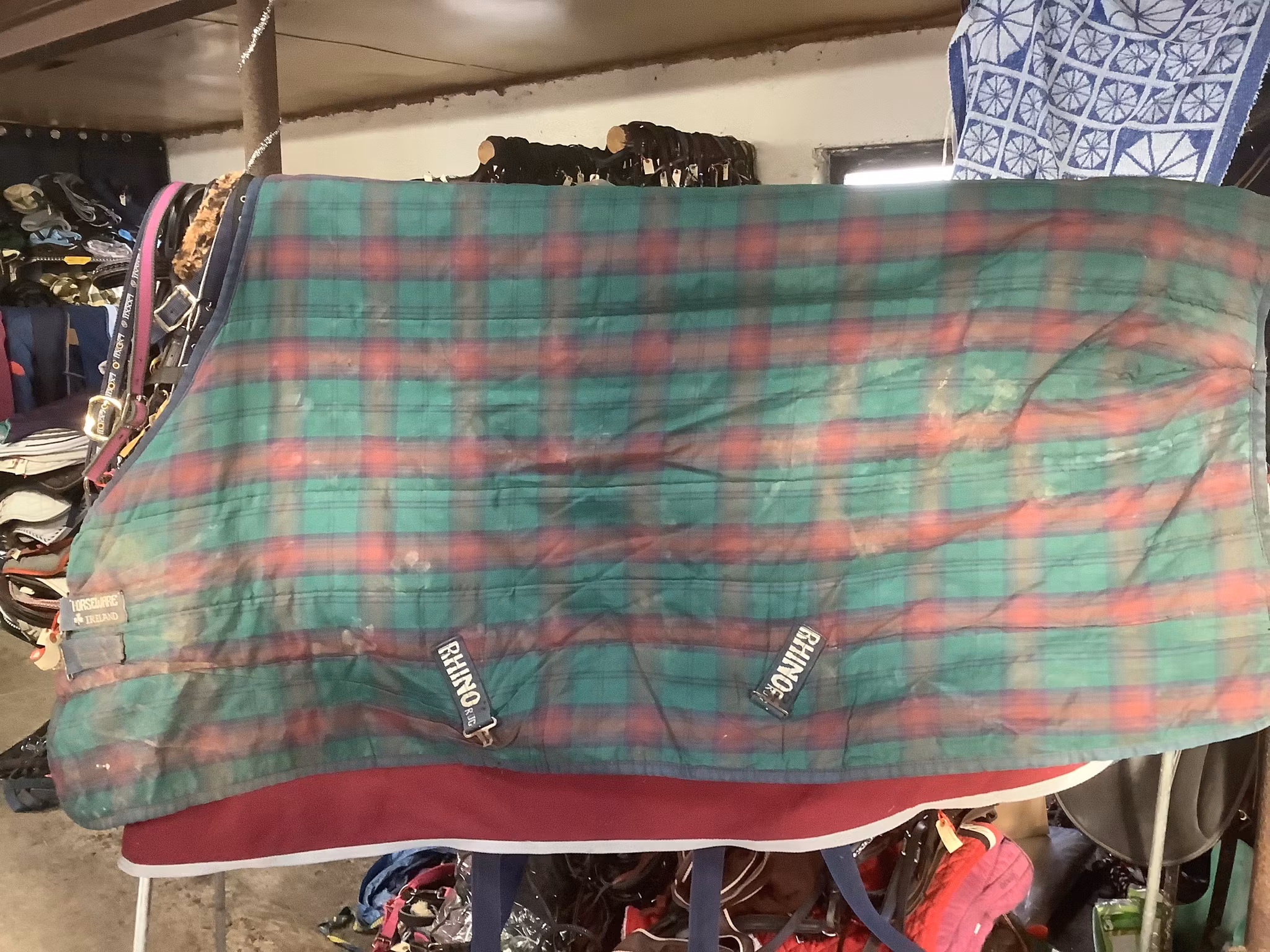 Rhino utetäcke,ca 100 gram,135 cm,otvättat