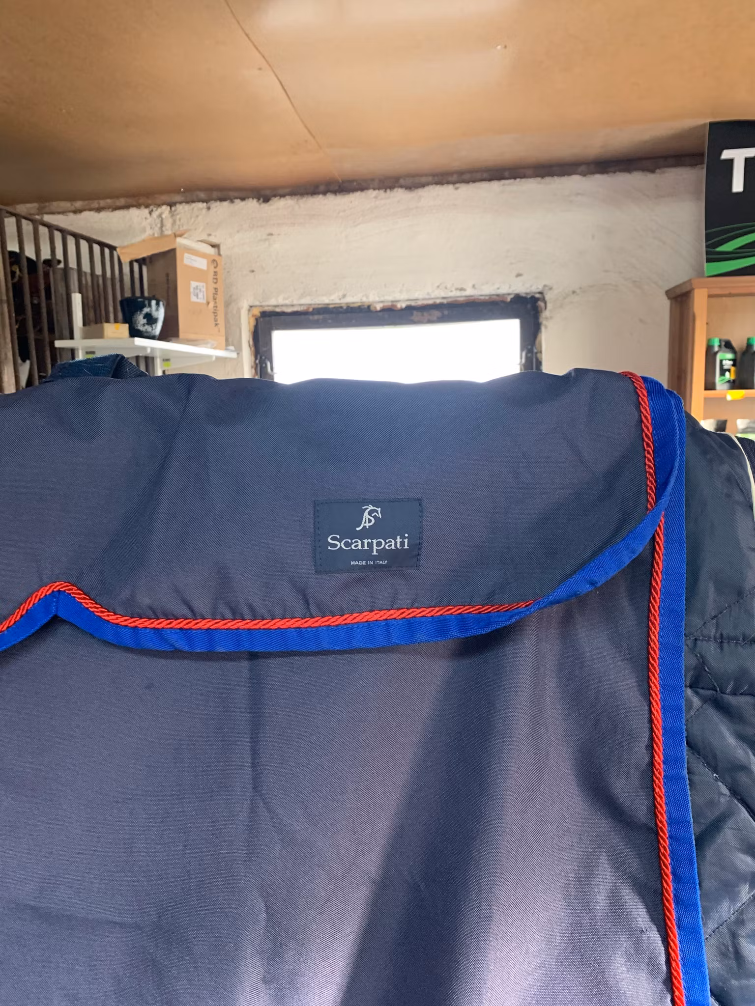 Scarpati boxgardin,nyskick,blå