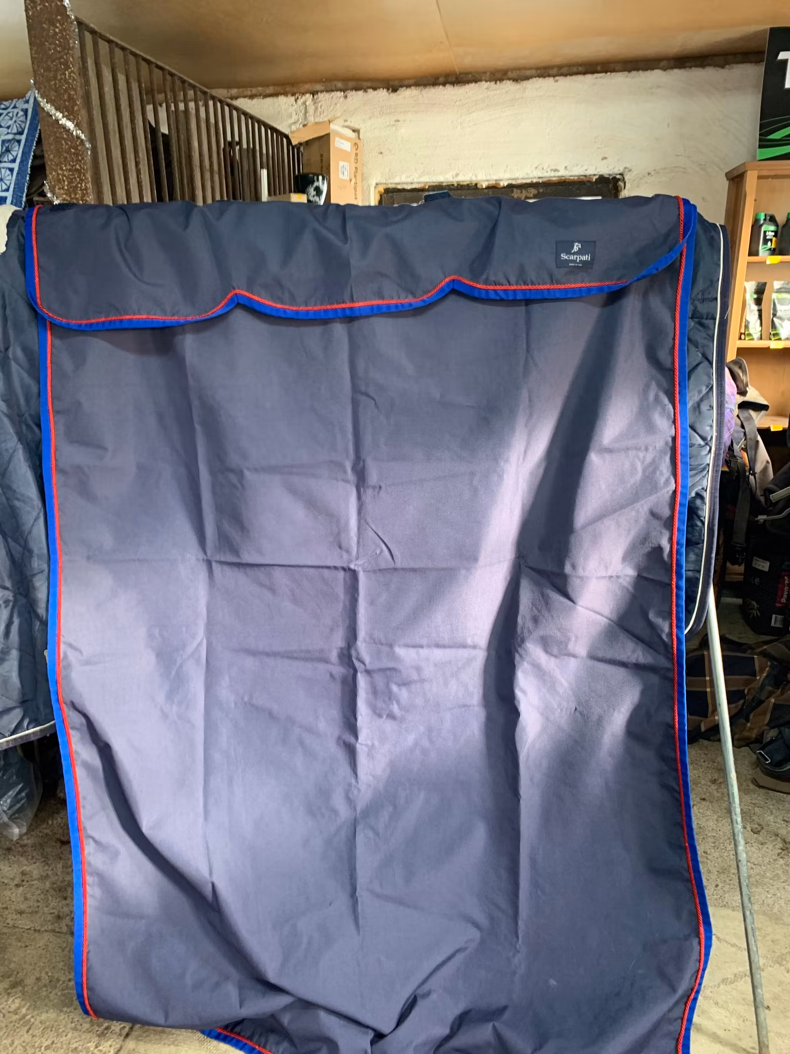 Scarpati boxgardin,nyskick,blå,