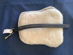 Pannband,svart med bling,37 cm