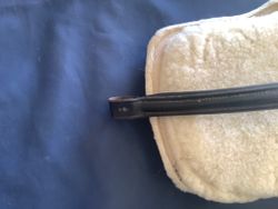 Pannband,svart utan märke,37 cm