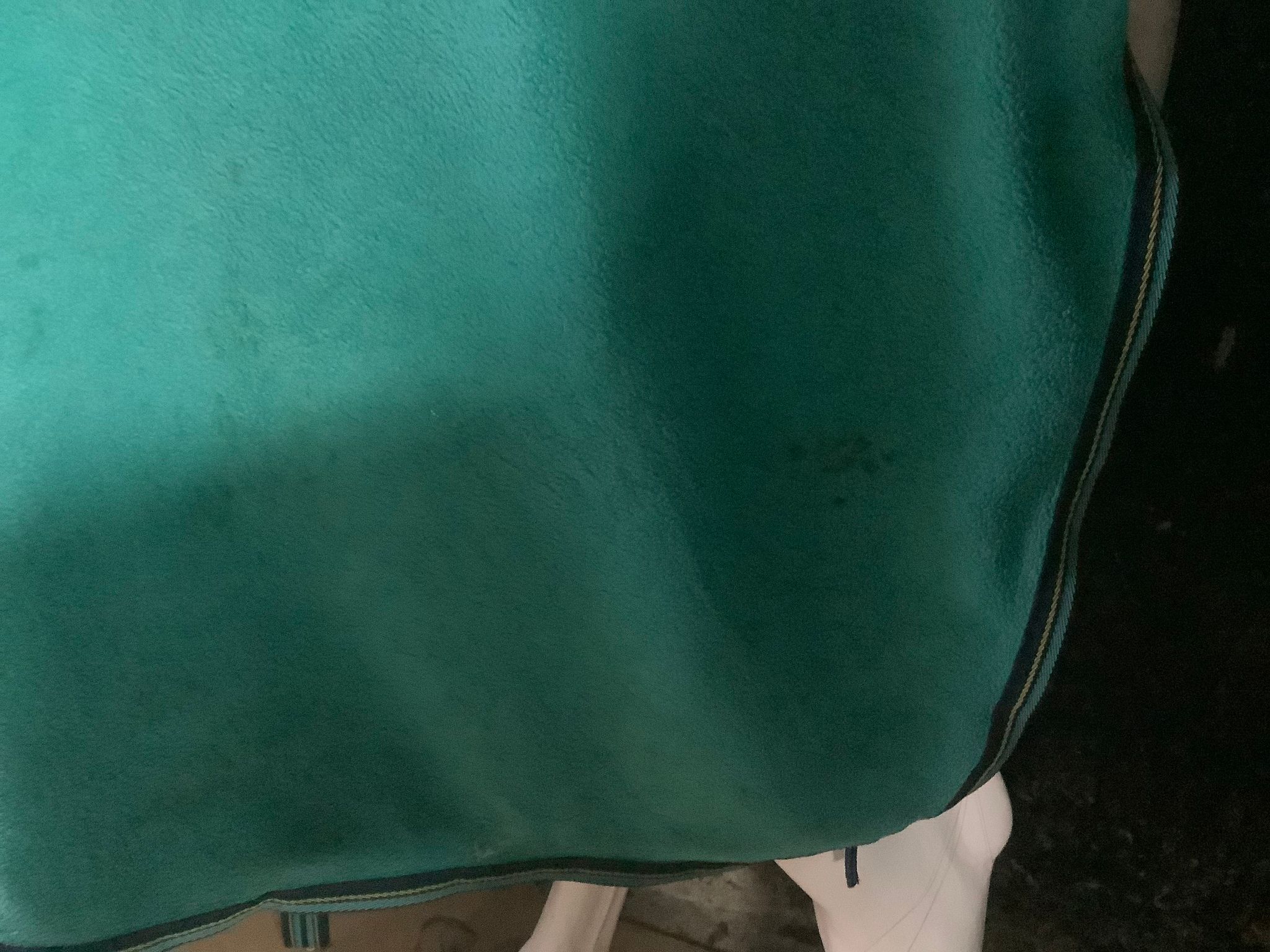 Z-täcke,fleece,grönt,liten fläck,145 cm