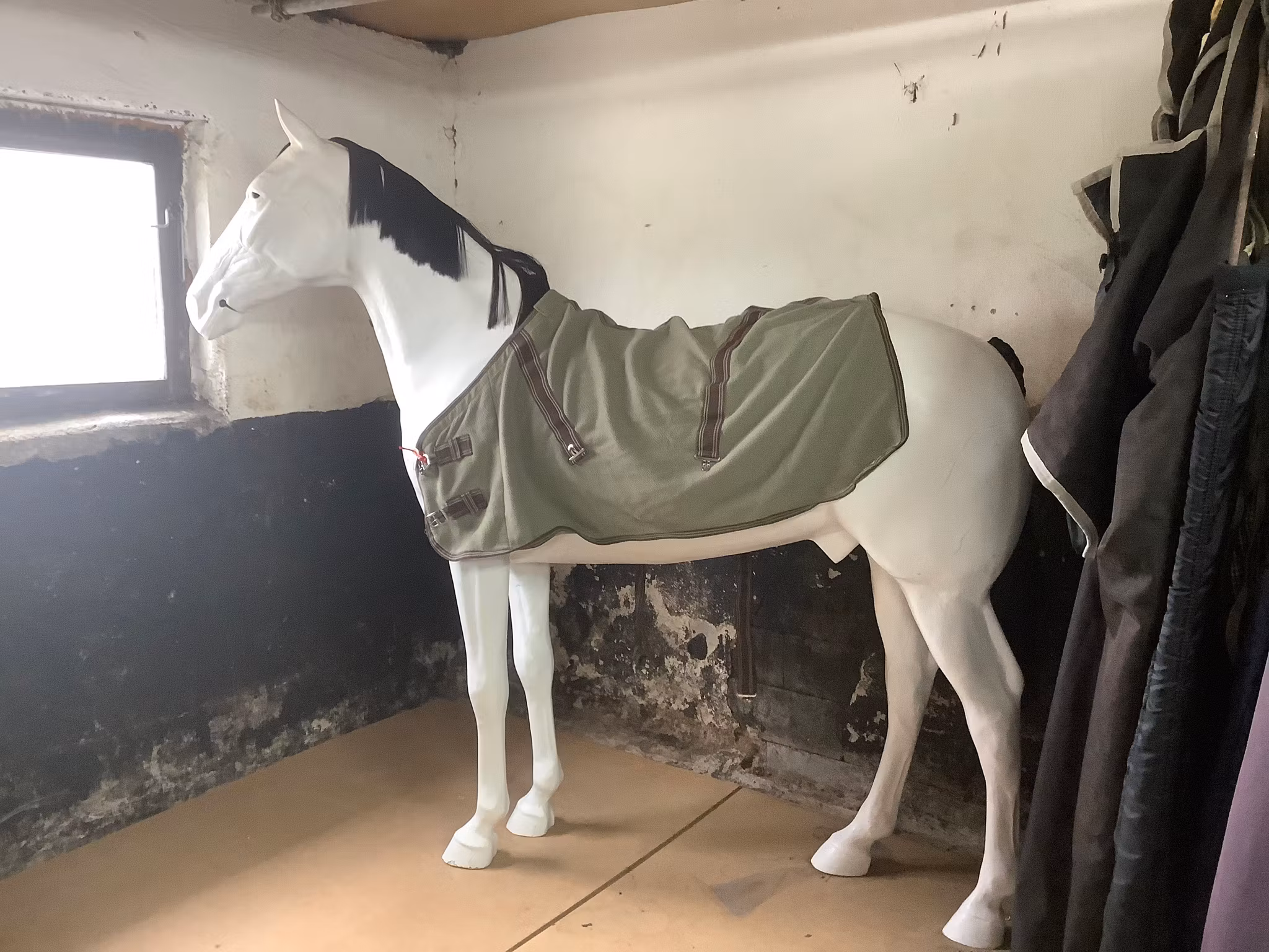 Fleecetäcke,grönt,95 cm