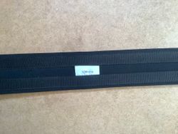 Sadelgjord syntet,svart, 130 cm,ny