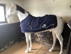 Hansbo sport fleecetäcke,blå,reklam, 115 cm