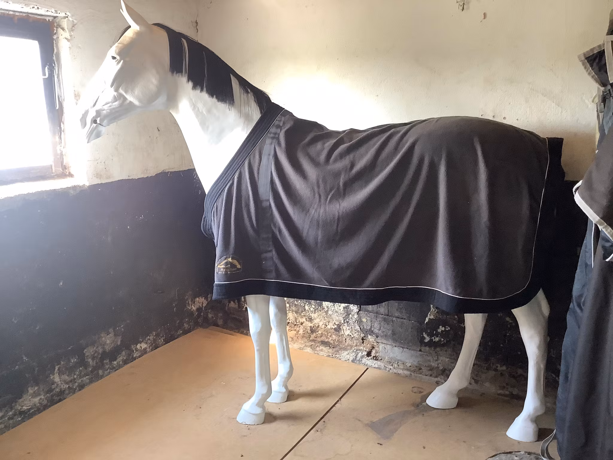 Fleecetäcke,grått,135 cm