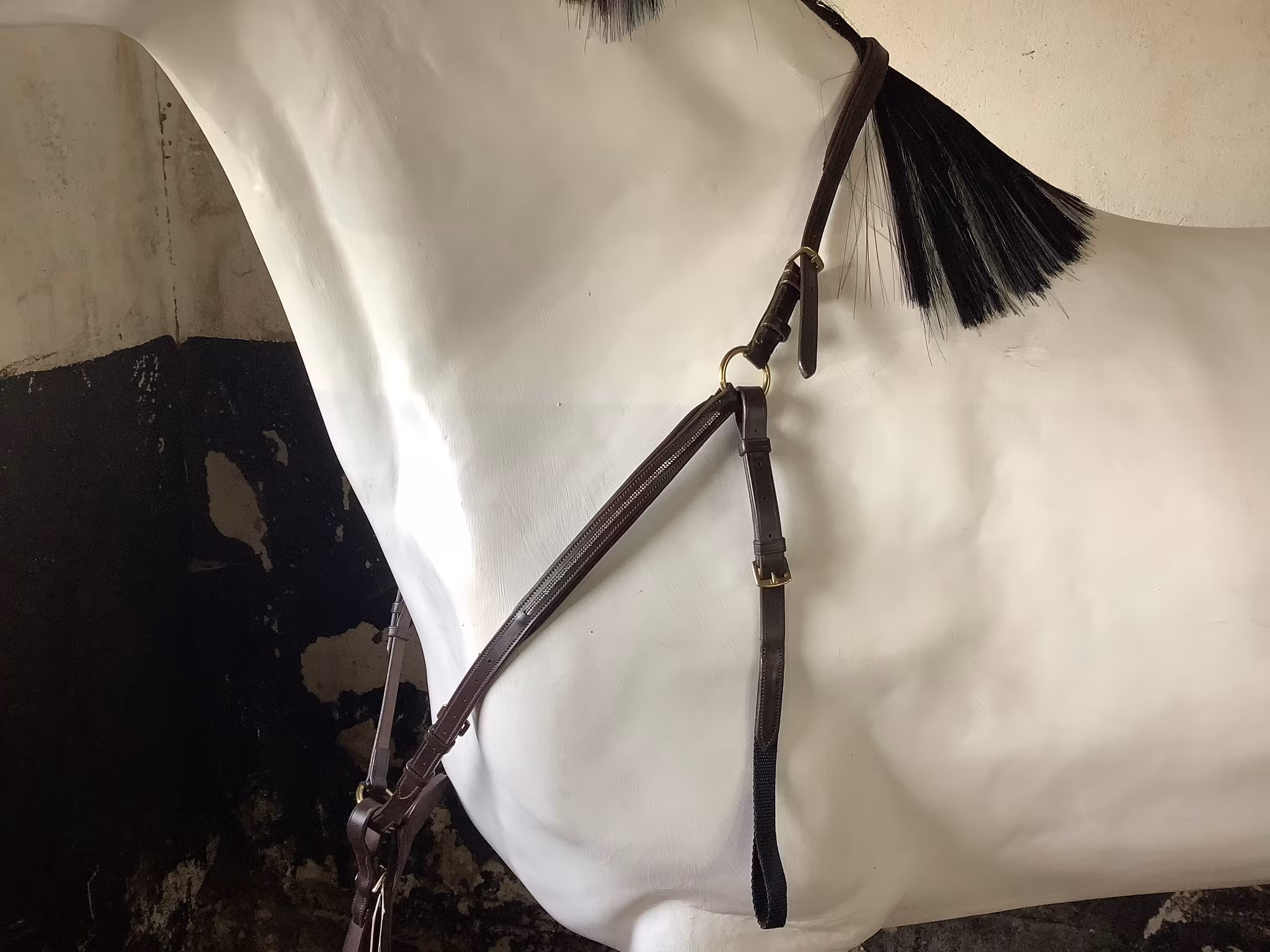 Mountain horse,meteor,mörkbrun,brösta inkl martingal,swarowski,ny,F