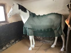 Nättäcke,grönt,125 cm,hål