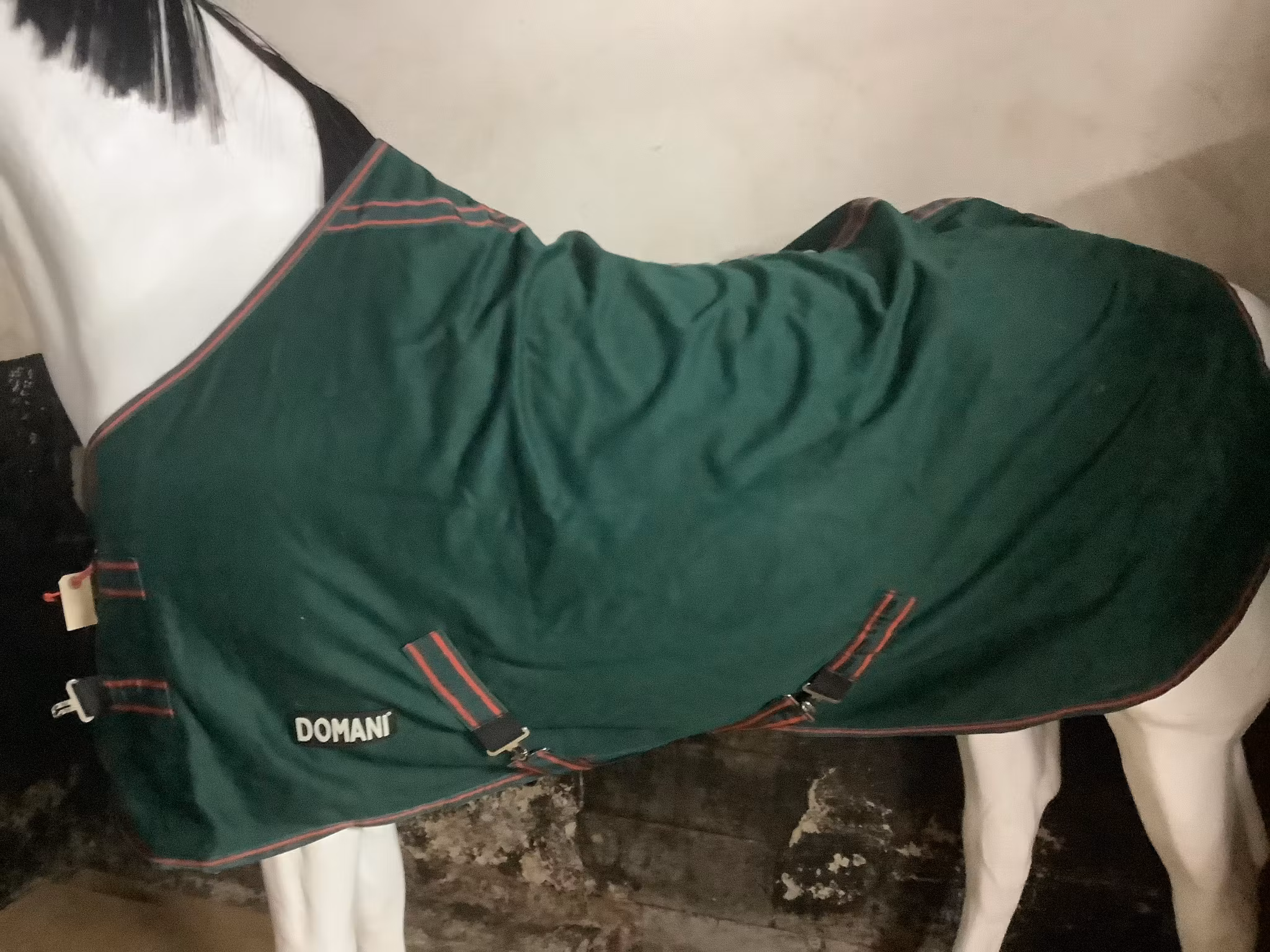 Domani bomullstäcke,grönt,stl 115,fint skick