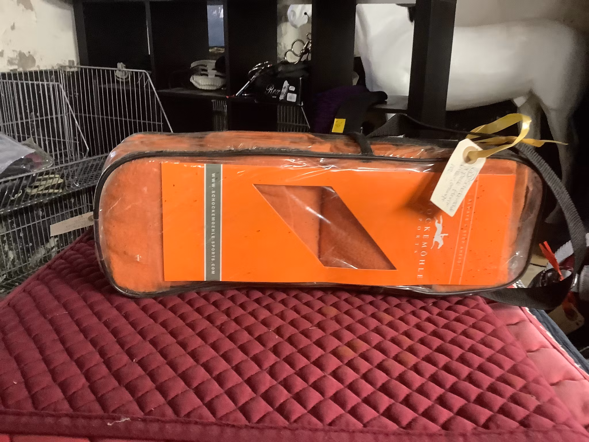 Schockemöhle,4-pack,fleecelindor,orange