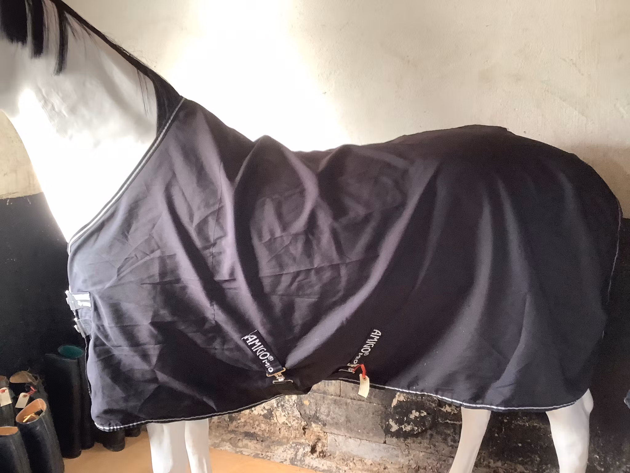 Amigo svart sommartäcke,130 cm,nyskick