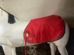 Ländtäcke horseware cob,rött,litet hål
