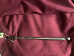 Mountain horse pannband,brunt med silvrig klinker,nytt,42 cm