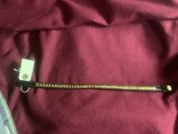 Mountain horse pannband,svart med guld klinkers,42 cm