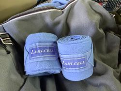 Lamicell benlindor, ljusblåa,2-pack