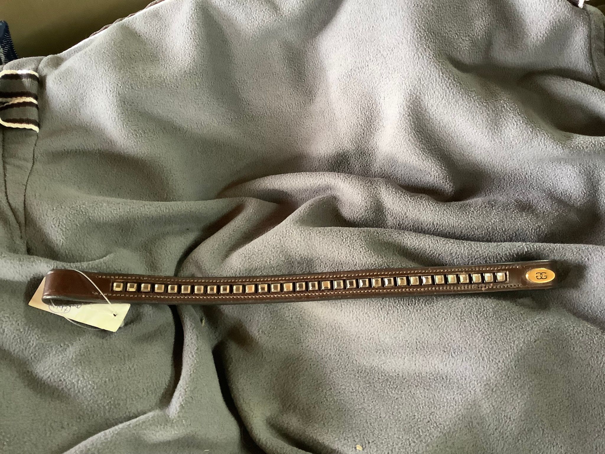 Glen gordon pannband brunt, nytt, 34 cm,nytt