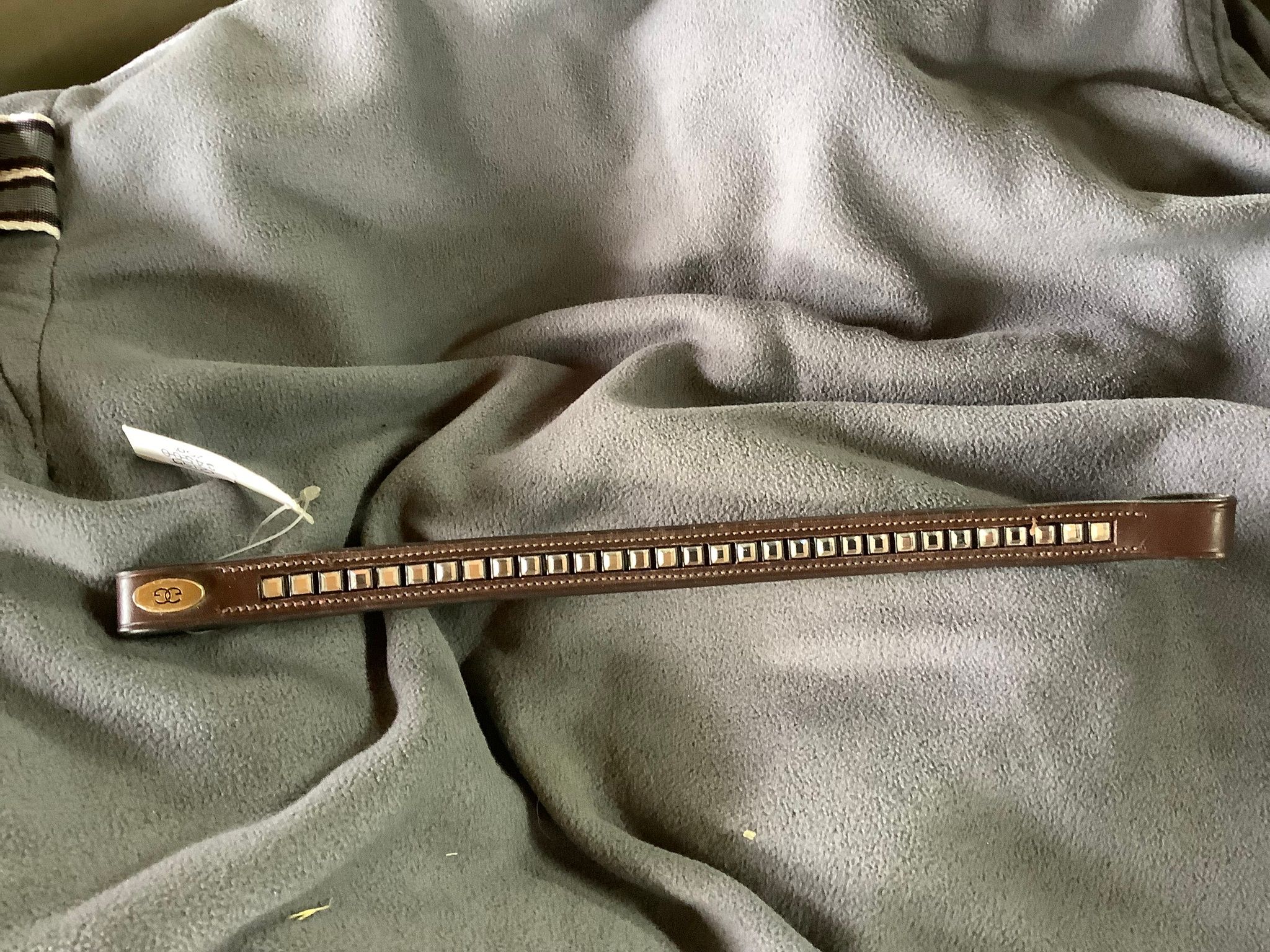 Glen gordon pannband, brunt, 34 cm, nytt